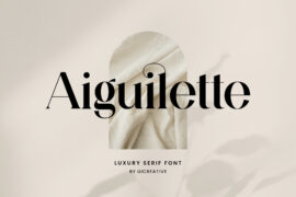 Aiguilette Font