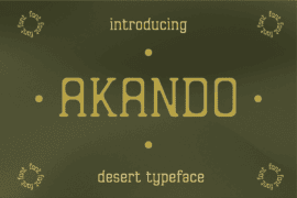 Akando Font