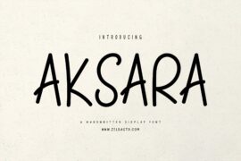 Aksara-DEMO FONT Font