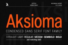 Aksioma DEMO Font