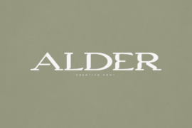 Alder Font