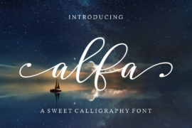 Alfa Script Font