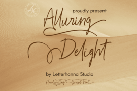 Alluring Delight Free Font