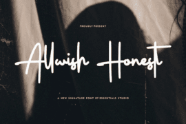 Allwish Honest Font