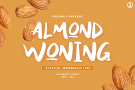 ALMOND WONING Font