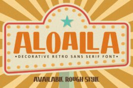 ALOALLA Font