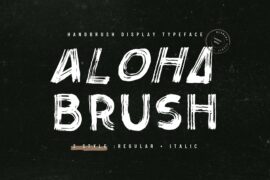Aloha Brush – Demo Version Font Family