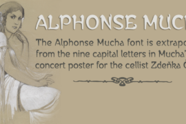 Alphonse Mucha Font