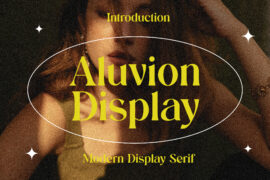 AluvionDisplay Font