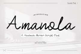 Amanola Personal Use Font