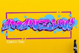 Amanzinc Graffiti Font