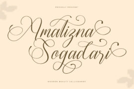 Amatizna Sogadari DEMO VERSION Font Family