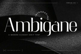 Ambigane Personal Use Font