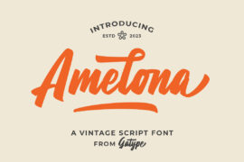 Amelona Font Family