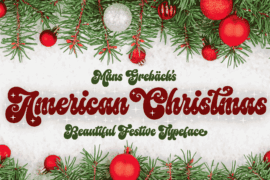 American Christmas Font Family