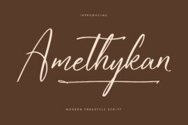Amethykan DEMO VERSION Font Family