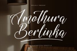 Amothura Berlinka DEMO VERSION Font Family
