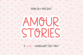 Amour Stories Font