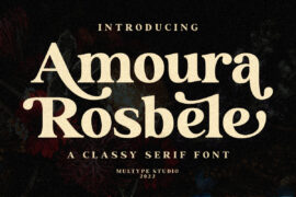Amoura Rosbele Font