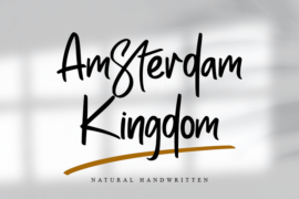 Amsterdam Kindom – Personal use Font