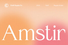 Amstir Demo Font