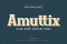 Amuttix Trial Font