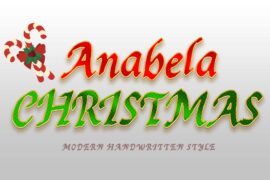 Anabela Christmas OTF Personal Font