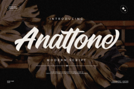 Anattone demo Font