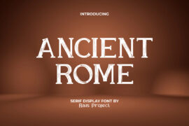 Ancient Rome Demo Font Family