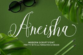 Aneisha Script Font Family