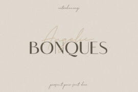 Angelic Bonques Free Font Family