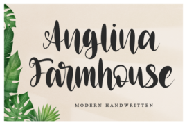 Anglina Farmhouse-Personal use Font