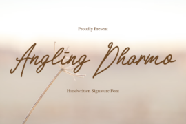 Angling Dharmo Font
