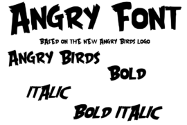 Angry Font New Font