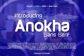 Anokha Font Family