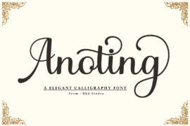 Anoting Font