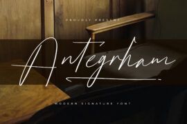 Antegrham DEMO VERSION Font Family