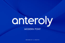 anteroly Font