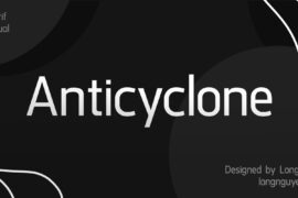 Anticyclone DEMO Font Family