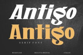 Antigo – Personal Use Font