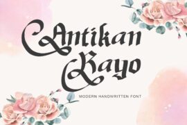 Antikan Rayo Demo Font
