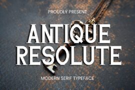 AntiqueResolute Font