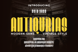ANTIQURIAS Font