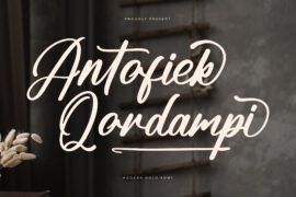 Antofiek Qordampi DEMO VERSION Font Family