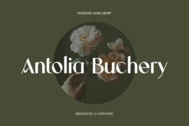 Antolia Buchery Font