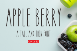 APPLE BERRY Font