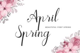 April Spring Font