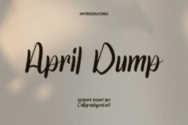 AprilDumpDemo Font