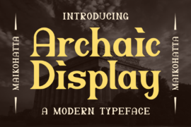 Archaic Font
