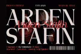Arden Stafin Font Family